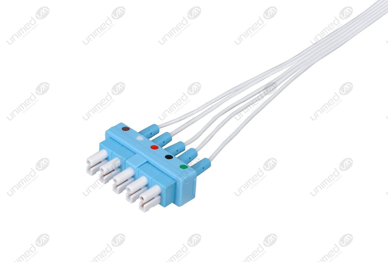 Set ECG 5 derivazioni per Philips pinzetta AAB5-90DP-I