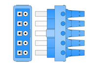 Set ECG 5 derivazioni per Philips pinzetta AAB5-90DP-I