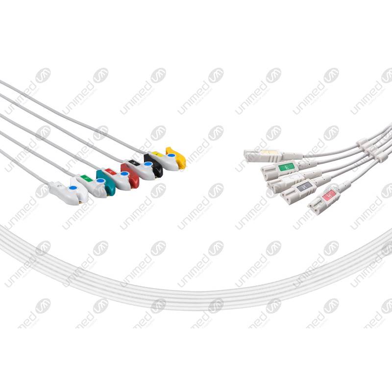 Set ECG 5 derivazioni LL Style, pinzetta LL5-90P-I