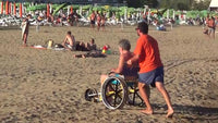 Carrozzina da spiaggia SAND&SEA a 3 ruote