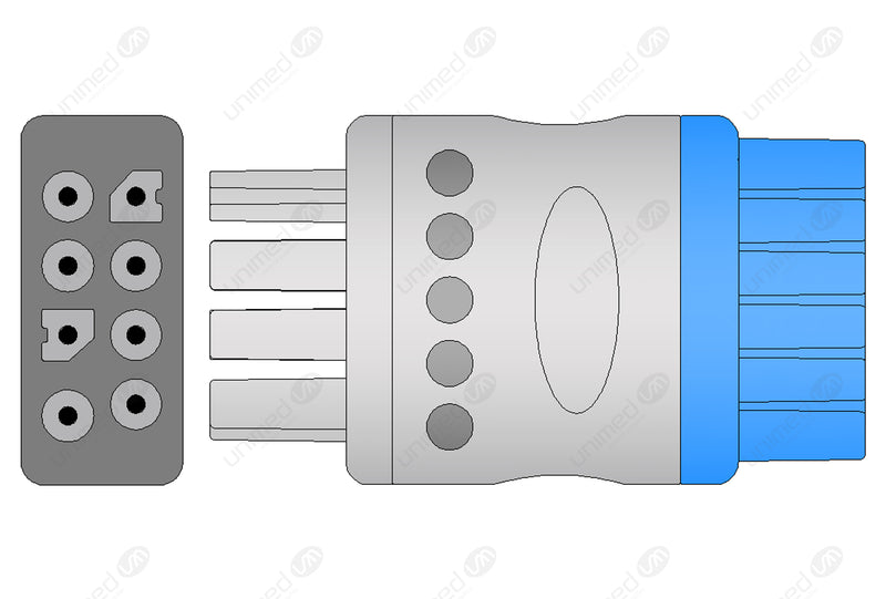 Set ECG 6 derivazioni per NK pinzetta NKB6-90P-I