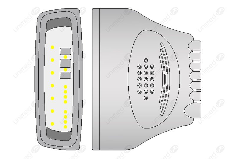 Set ECG 6 derivazioni per Philips pinzetta PTS6-90P-I