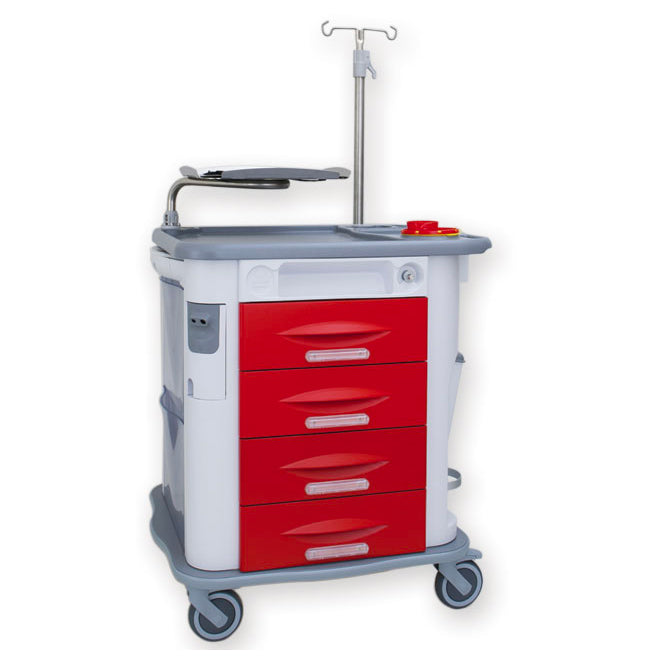 Carrello Emergenza Aurion - Rosso