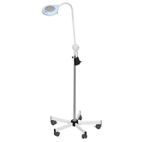 Lampada a luce fredda a 9 LED Primaled Flex su piantana con ruote