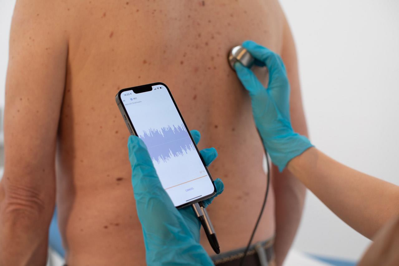 Fonendoscopio elettronico RIESTER Ri-Sonic - Stereo 3,5 mm