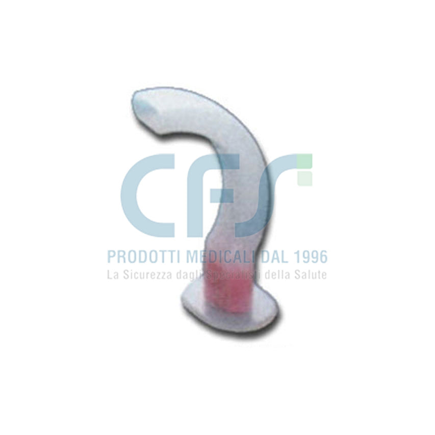 Cannula orofaringea di Guedel misura 4 - 100 mm adulti Rosso (conf. 50 pz.)