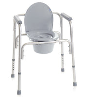 Sedia comoda WC RP780 - in alluminio 4 funzioni