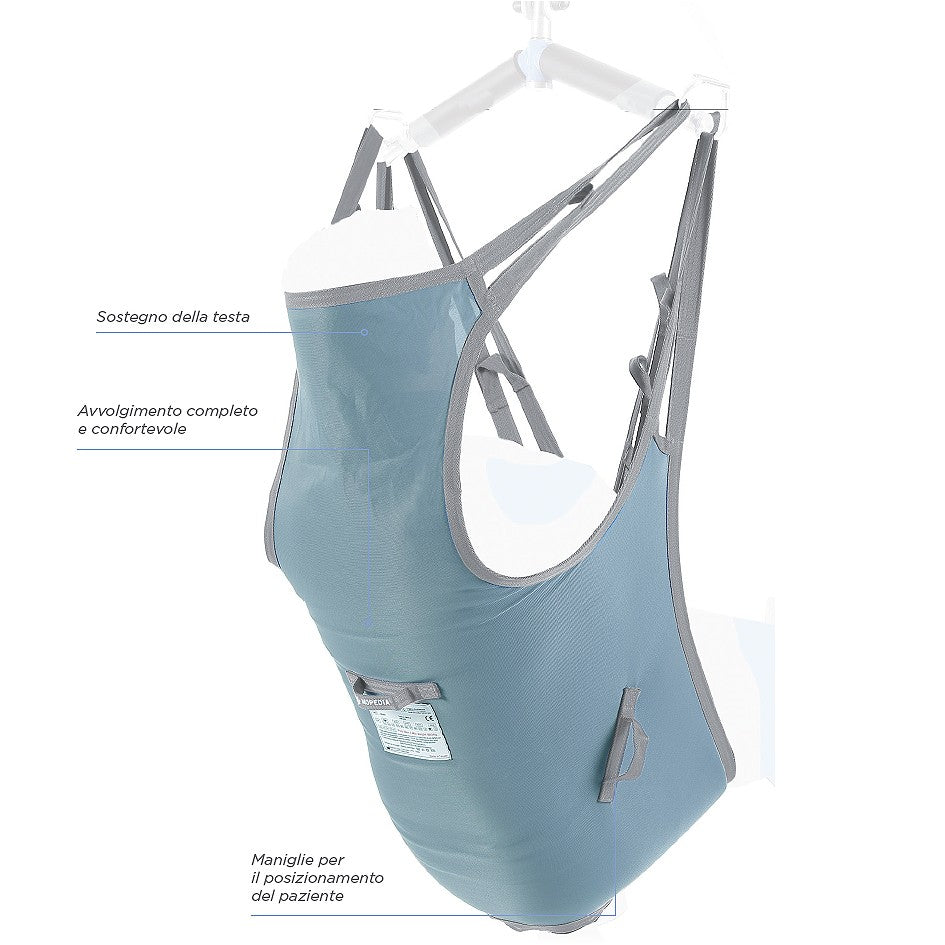 Imbracatura standard con poggiatesta RP881 per sollevamalati