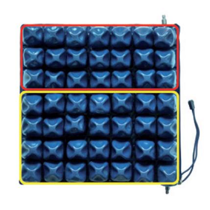 Cuscino antidecubito in PVC a bolle d'aria LEVITAS ST856 - cm 40x40 H10