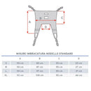 Imbracatura standard IM100 per sollevamalati - in rete senza poggiatesta