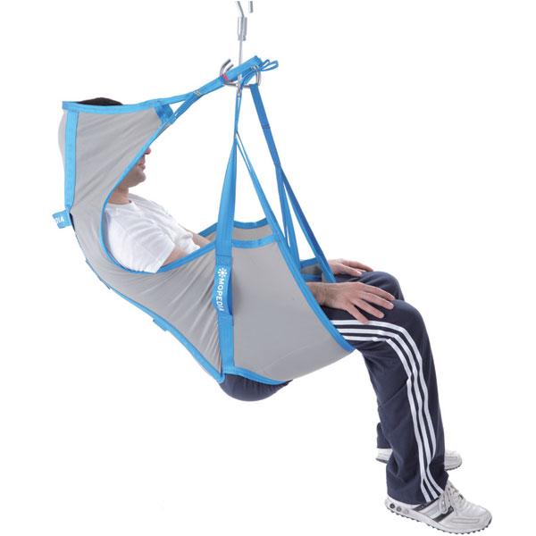 Imbracatura contenitiva IM120 per sollevamalati - in tela con stecche e poggiatesta