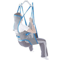 Imbracatura da toilette IM141 per sollevamalati - in rete con poggiatesta