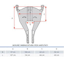 Imbracatura per amputati IM150 per sollevamalati -  in tela senza poggiatesta