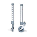 Ruote piroettanti RV7054-8 per deambulatori MOPEDIA - 8 fori  (coppia)