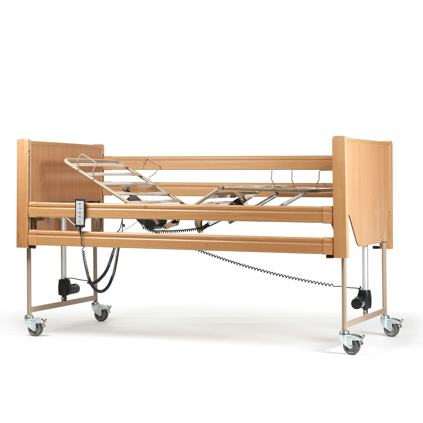 Letto da degenza elettrico CLUB D - Elevabile in altezza + Asta sollevamalati