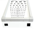 Ottotipo luminoso a LED - Monoyer 3 metri