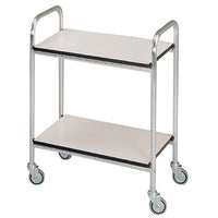 Carrello in bilaminato 2 piani - cm 60x40x80H