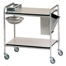 Carrello in bilaminato 2 piani - attrezzato