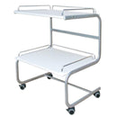 Carrello a 2 ripiani verniciato - cm 50x60x80H