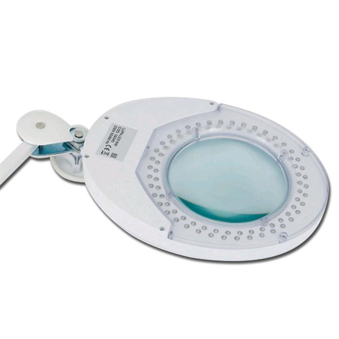 Lampada con lente a LED Lupa su piantana con ruote