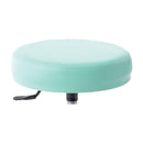 Sgabello con sedile imbottito - base in alluminio elevabile a gas