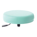 Sgabello con sedile imbottito - base in plastica elevabile a gas