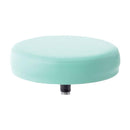 Sgabello con sedile imbottito - base in plastica elevabile a vite