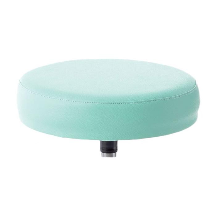 Sgabello con sedile imbottito - base in plastica elevabile a vite