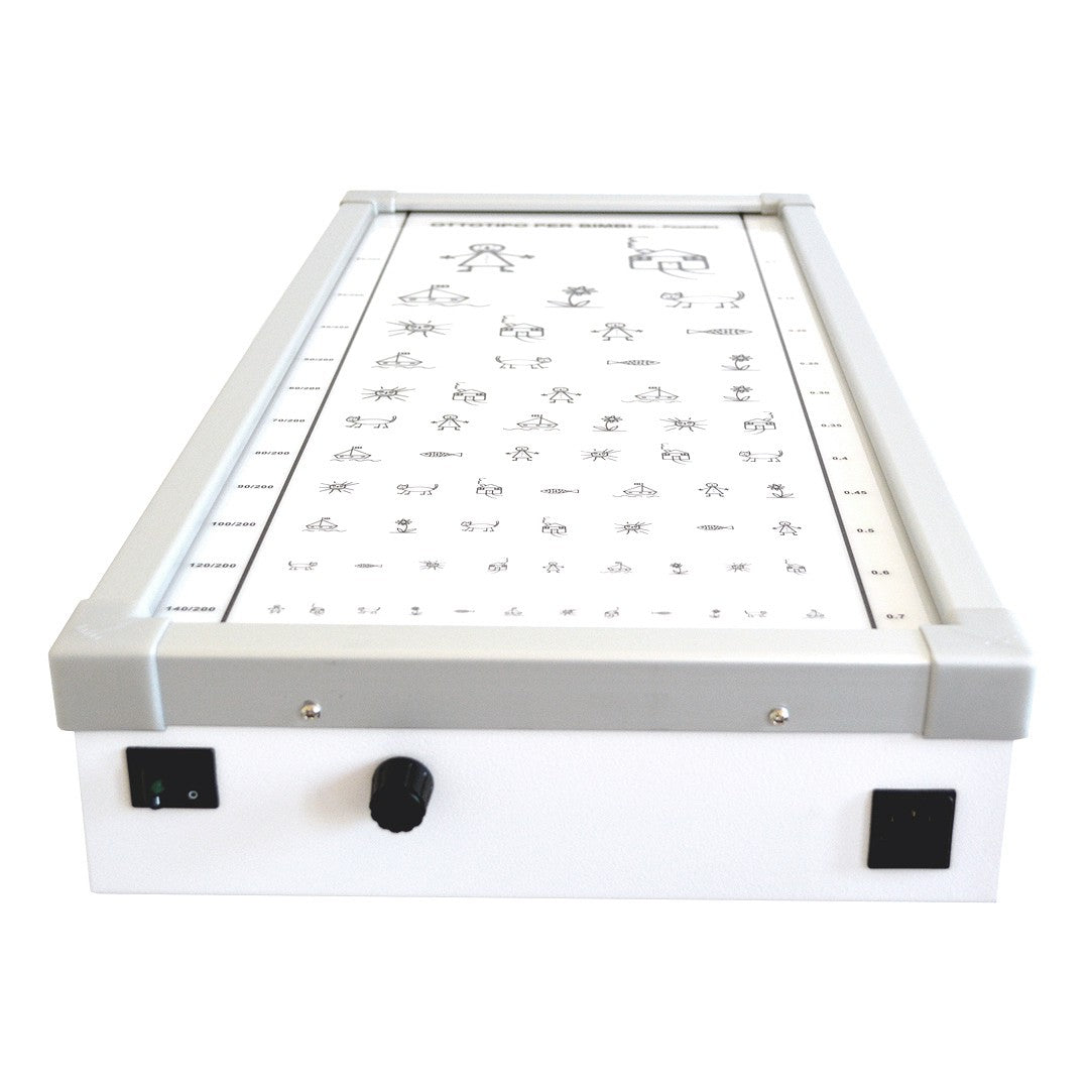 Ottotipo luminoso per bambini di Pesando - con variatore di luminosità