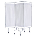 Paravento a 3 ante MO412C in acciaio verniciato con ruote