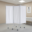 Paravento a 3 ante MO412C in acciaio verniciato con ruote