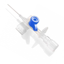 Aghi cannula 2 vie Rays HEMOFLON 22Gx25mm Blu, con alette, in PUR (conf. 50 pz.)