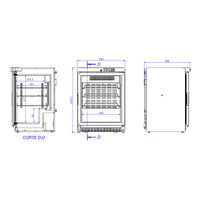 Frigorifero medicale MPR-130 Linea EVO - HACCP