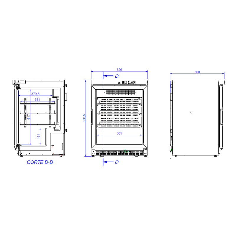 Frigorifero medicale MPR-130 Linea EVO - HACCP