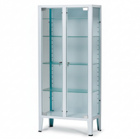 Armadio vetrina per medicinali a 2 ante DELUXE