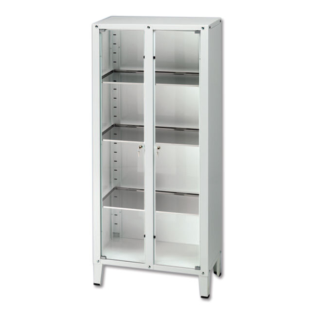 Armadio vetrina per medicinali a 2 ante VALUE