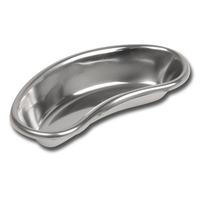 Bacinella reniforme inox cm 16 - bordo alto