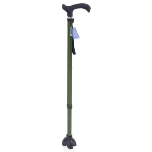 Bastone in alluminio regolabile BRIO RP162 - Manico Derby