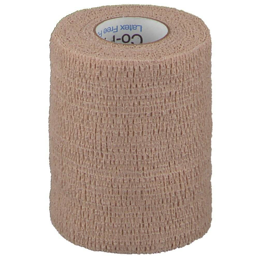 Benda elastica coesiva CO-PLUS LF 7,5 cm x 4,5 metri - color Pelle