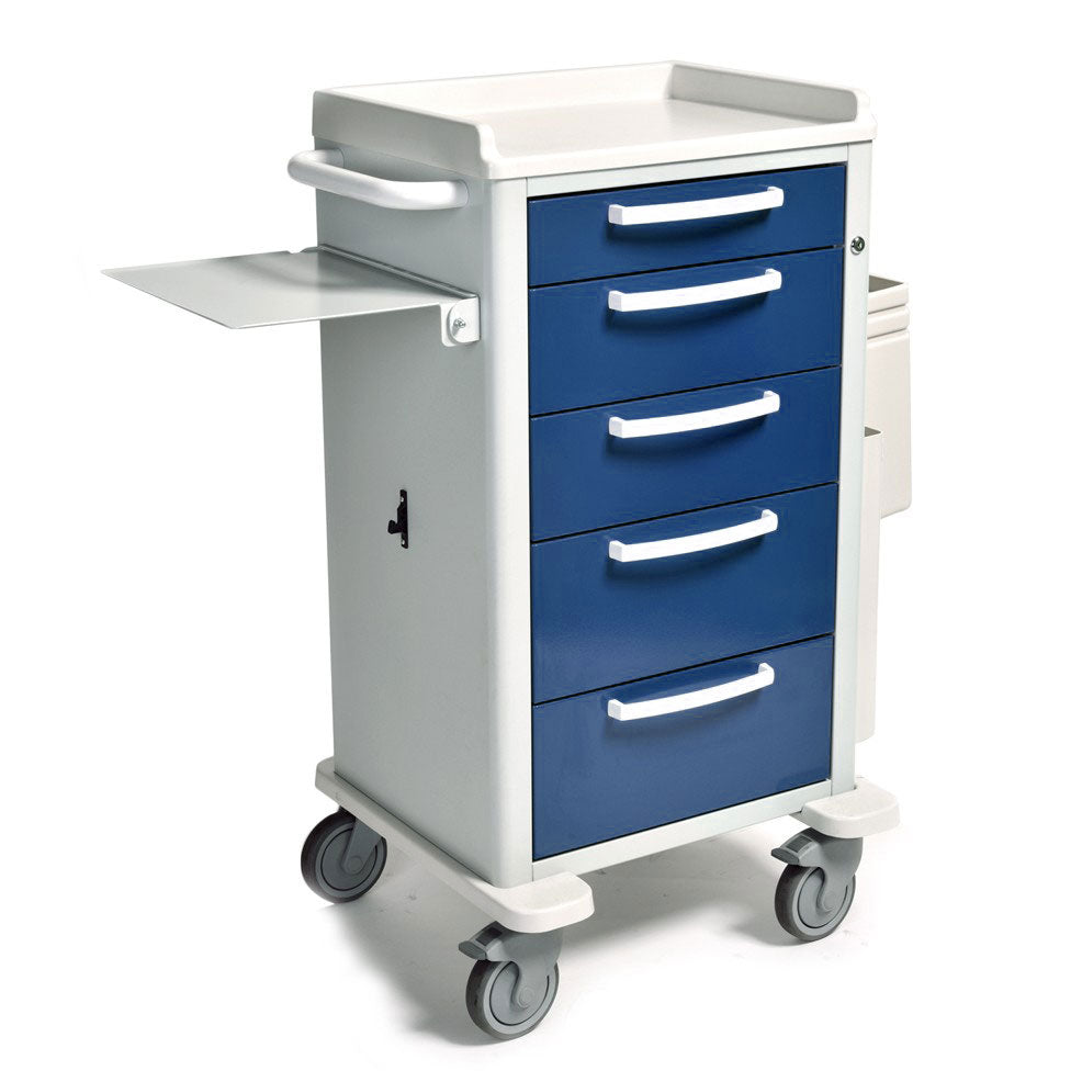 Carrello Terapia I-MEDIK Hospital STD - 5 cassetti - Blu