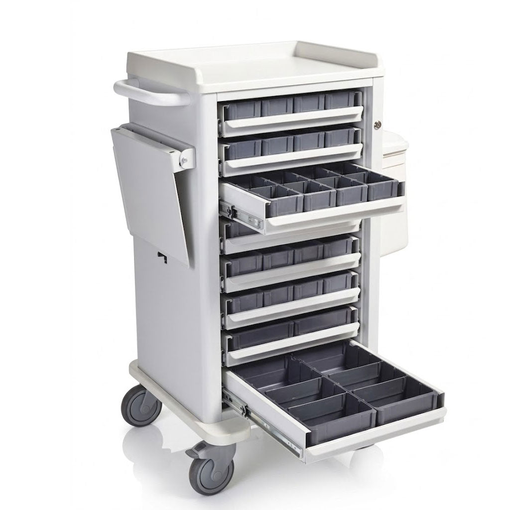 Carrello Porta Farmaci I-MEDIK Hospital STD - 8 ripiani