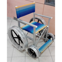 Carrozzina da mare SOLEMARE con 2 ruotine anteriori