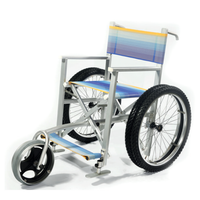 Carrozzina da mare SOLEMARE con ruotino anteriore