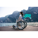 Carrozzina da mare SOLEMARE con ruotino anteriore