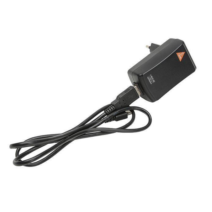 Cavo USB e alimentatore E4-USBl per manici ricaricabili HEINE BETA4 - X-000.99.303