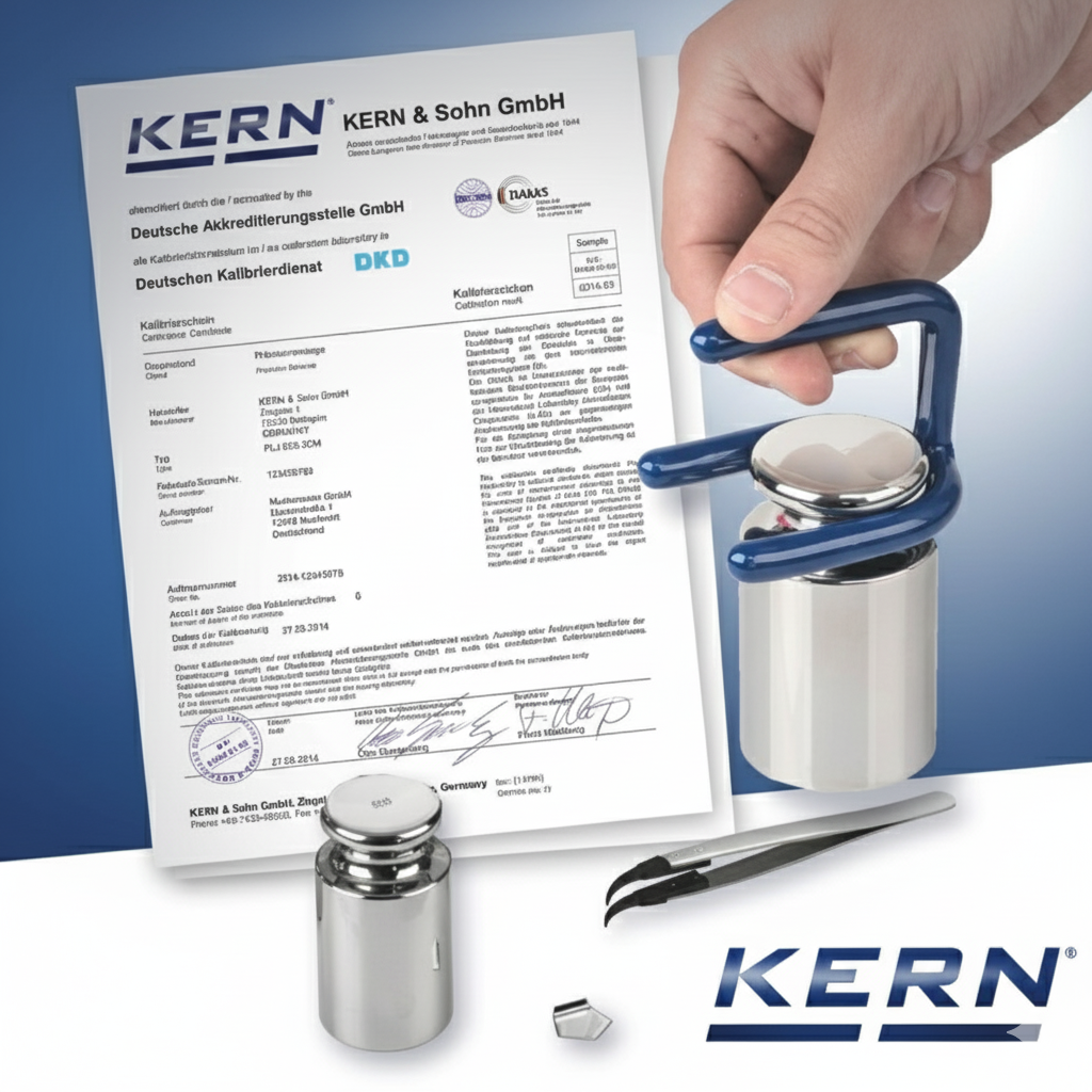 Certificato di calibrazione in fabbrica (Trazione + Compressione) KERN 961-361O