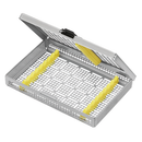 Cestello per strumenti Aesculap mm 188 x 125 x 30 - 2 alloggi