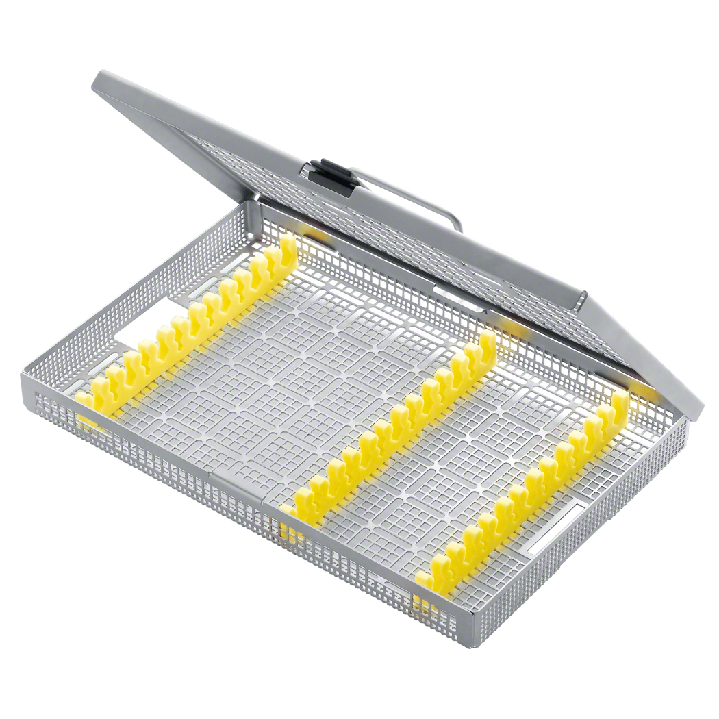 Cestello per strumenti Aesculap mm 273 x 176 x 30 - 3 alloggi