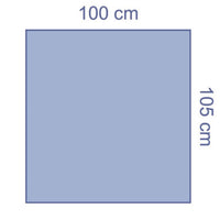 Copertina neonato - cm 100x105 Sterile