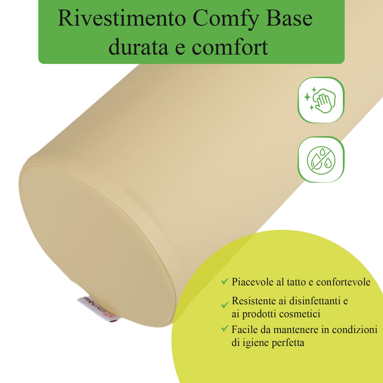 Cuscino cilindrico 60x15 cm - K533 Beige